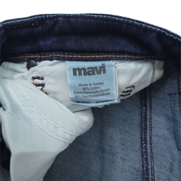 Mavi Denim Jeans Molly Womens Size 24/32 Blue Bootcut Mid Rise - Picture 10 of 11